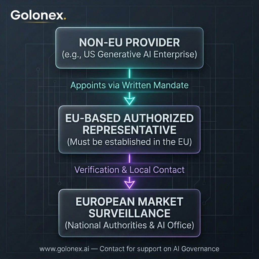 Non-EU Provider Compliance Flow